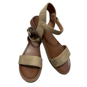 Rock & Candy Women’s Sandals Cartar Ankle Strappy Dusty Brown Shoes Flats